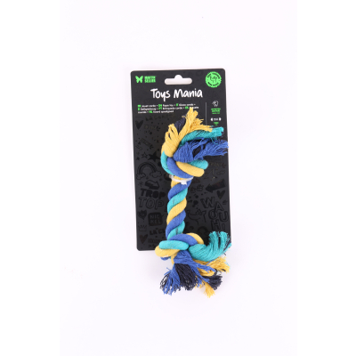 Corde 2 nœuds - Classique - 19cm - multicolore x 4