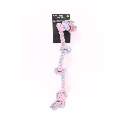 Dog Toy - Pack of 4 Four-Knot Ropes