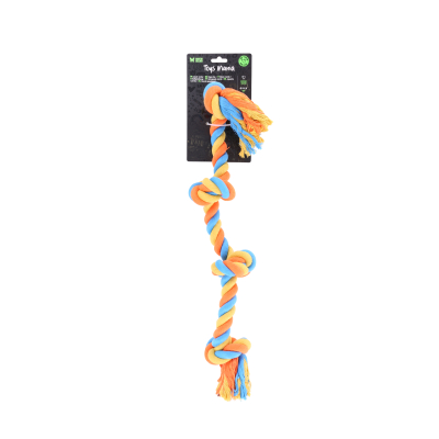 Dog Toy - Pack of 4 Four-Knot Ropes