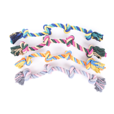 Dog Toy - Pack of 4 Four-Knot Ropes