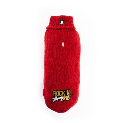 Pull en maille - Pull en maille Rock - XXXS - Rouge