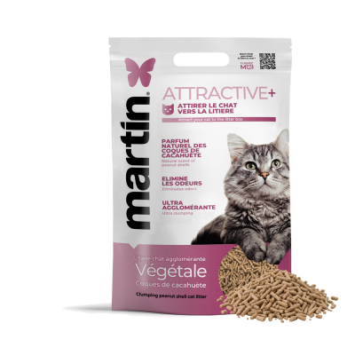 Litière agglomérante - Attractive+ - 5L
