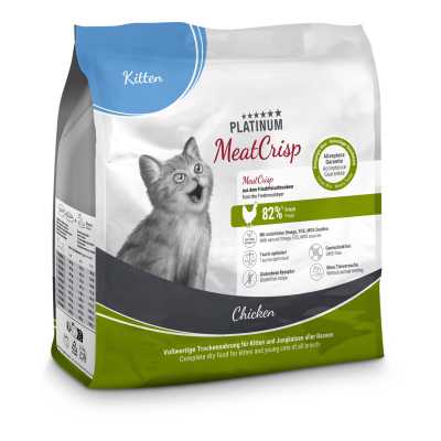Croquette Platinum Meatcrisp poulet pour chaton - 400g x 1