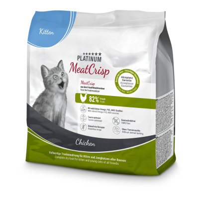 Croquette Platinum Meatcrisp poulet pour chaton - 400g x 1