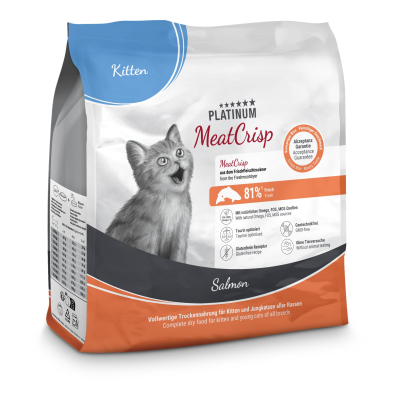 Platinum Meatcrisp Fish Kibble for Kittens - 400g x 1