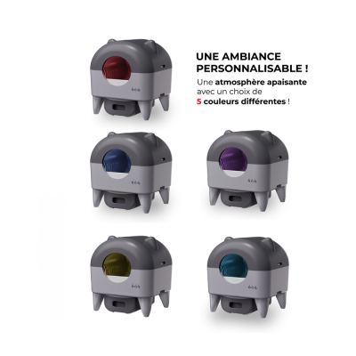 Litière automatique 76L - gris 1