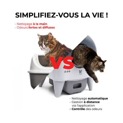 Litière automatique 76L - gris 1