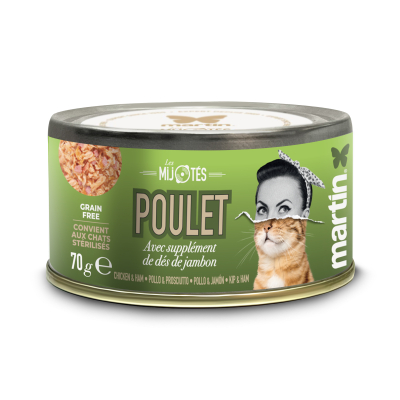 Martin Food - chicken and ham Stew for Cats - 70g - pack of 12