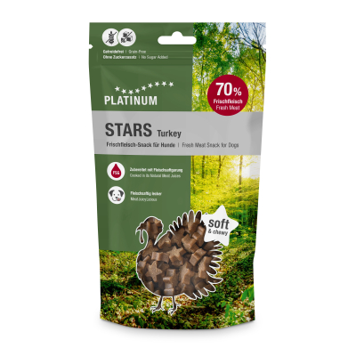 Platinum Treats - Stars Turkey for dogs
