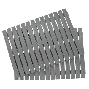 Gratings and plate for security furniture - grey PCB 1