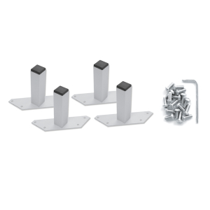 Set of 4 mounting feet and screws 1