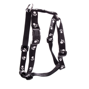 Harnais en nylon - Pattes - 70/90cm - 2.5cm - noir x 1