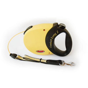 Laisse enrouleur Flexi Comfort Cord, laisse pratique et confortable pour chien