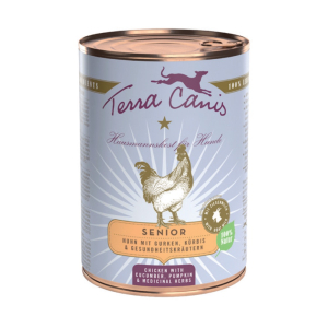 Pâtée poulet concombre - Terra Canis Senior - 400g x 6