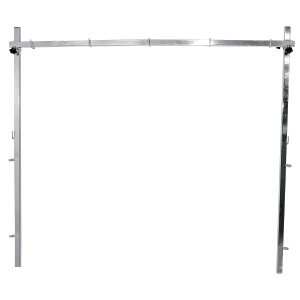 Double square bracket polyethylene table - Vivog - 110x126cm PCB 1