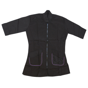 Grooming smock - Vivog - XL - Black/Purple x 1