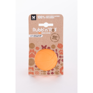 Rubb'n'Roll Toy - Orange Ball - 7 cm