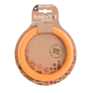 Rubb'n'Roll Toy - Orange Ring - 14.5 cm