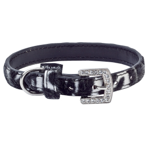 Collier en cuir - Kinshasa - Noir 1