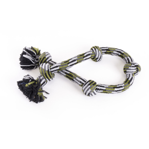 Dog toy - 5-knot camouflage rope