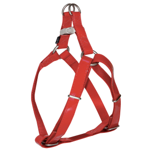 Harnais en pvc - Rock'n'Roll - 50/65cm - 2cm - rouge x 1