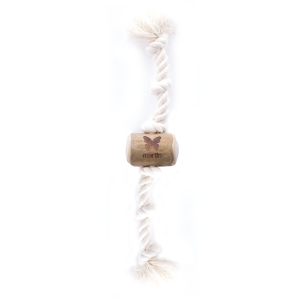 Chew Toy - Coffee Wood Rope & Stick for Dogs - "Expresso 5 Knots"