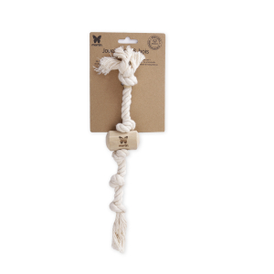 Chew toy - Coffee wood rope & stick for dogs - "Expresso handle 2 ropes"