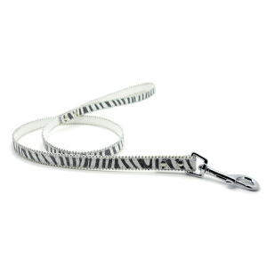 Laisse fantaisie - Zèbre - <100cm - 2cm - noir 1