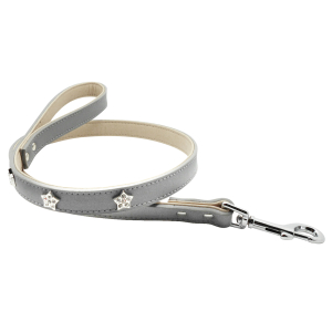 Laisse - Star - 100cm - 2cm - gris x 1
