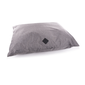 Coussin rectangle - Croisette - T90 - gris x 1