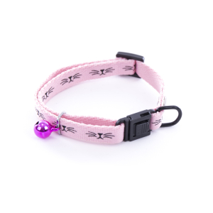 Nylon Cat Collar - Frimousse - 20/30cm - 1cm - Pink PCB 1
