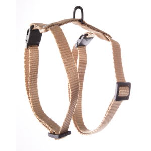 Nylon Cat Harness - Classic - 35/50cm - 1cm - Beige 1
