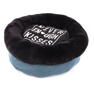 Round basket - Never Enough Kisses - T50 - blue x 1