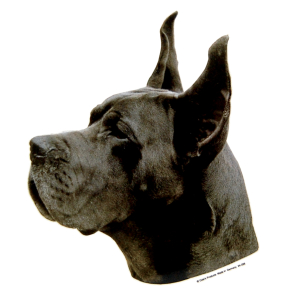 Sticker - Great Dane - 14/15cm - black x 1
