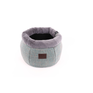 Tall round basket - Saint Germain - T47 - green 1