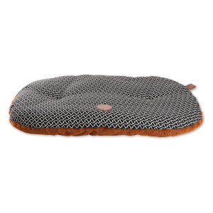 Coussin ovale épais - Avenue Montaigne - T105 - marron 1