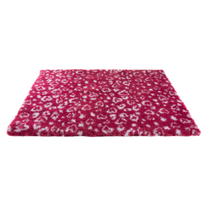 Rouleau de PetBed - Motif leopard - 10m - rouge x 1