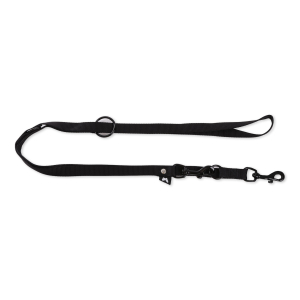 Laisse multiposition en nylon - Classique - 2m - 2cm - noir 1
