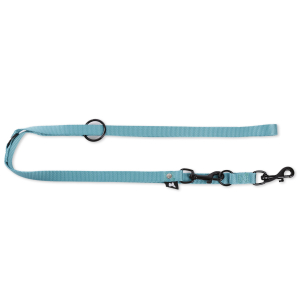 Laisse multiposition en nylon - Classique - 2m - 2cm - turquoise x 1