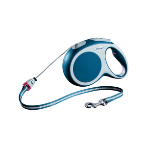Retractable leash with cord - New Comfort - M - 8m - blue x 1