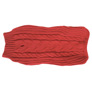 Knitted sweater - Ribbed - T50 - Red 1