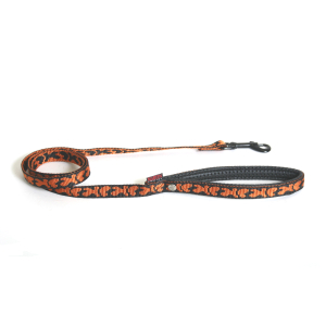 Nylon comfort lead - Giraffe - 1.20m - 1.6cm - orange x 1