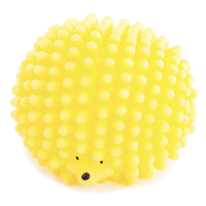 Dog toy - Yellow hedgehog