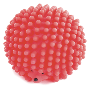 Set of dog toys - 3 red hedgehogs