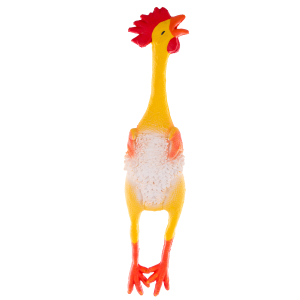 Latex chicken toy 38 cm