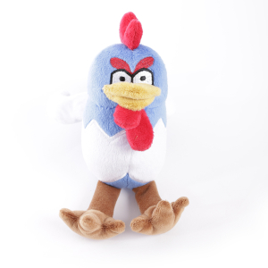 Plush toy for dogs - Tricolour rooster