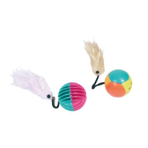 Cat toy - 2 glow-in-the-dark balls