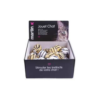 Set of toys for cats - leopard balls