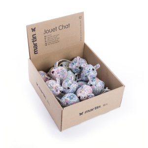 Set of cat toys - Flower pattern mice