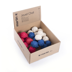 Set of cat toys - Rattan balls